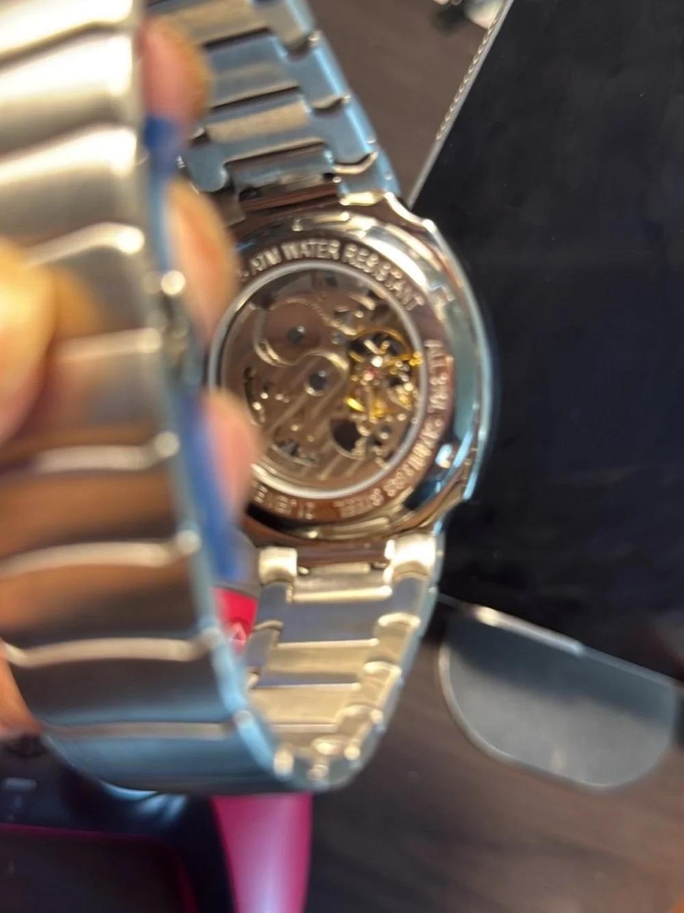 Heritor Silver Automatic Magnus Stainless Steel Band Watch